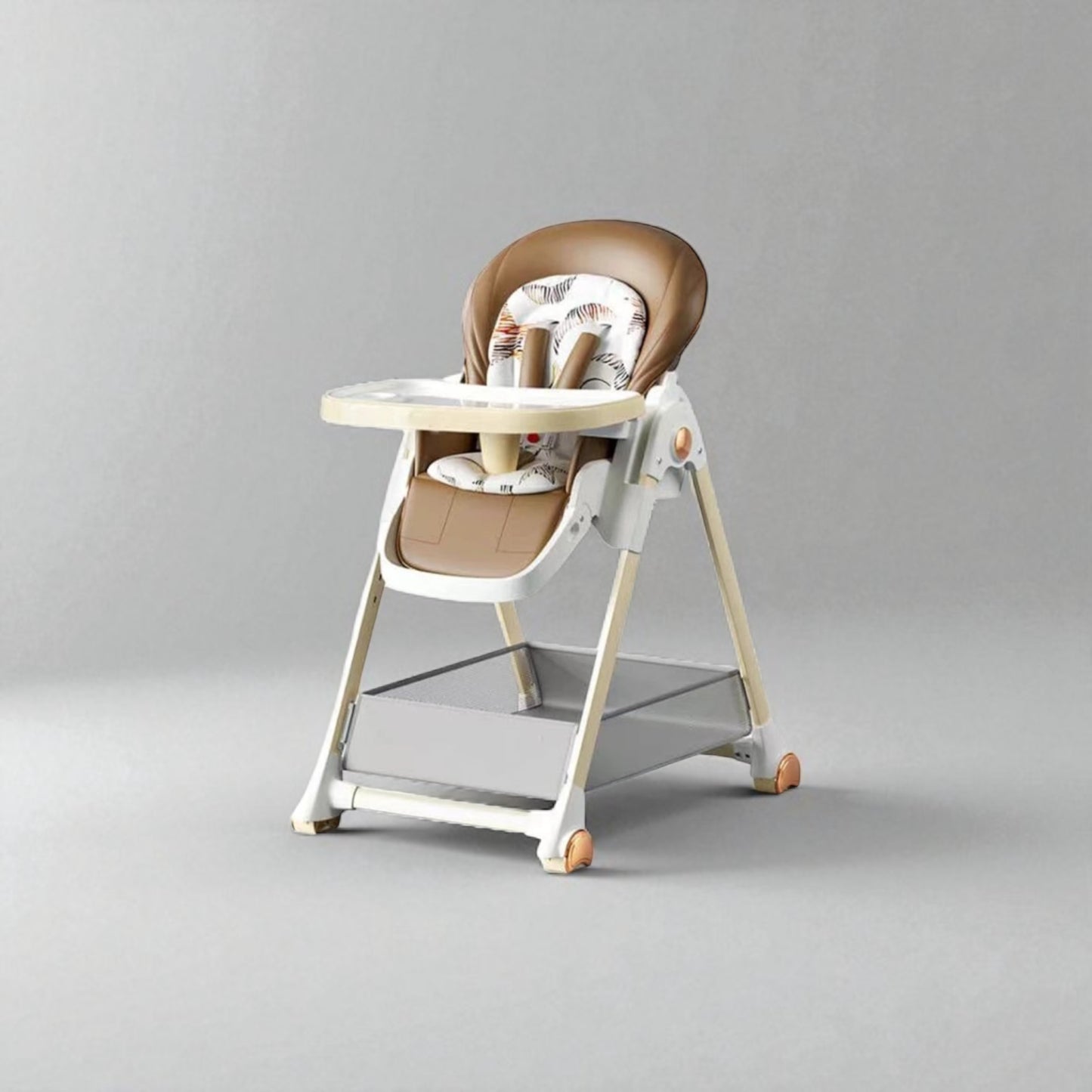 Chaise haute évolutive 3 en 1 – Confortable, pliable et inclinable dès la naissance