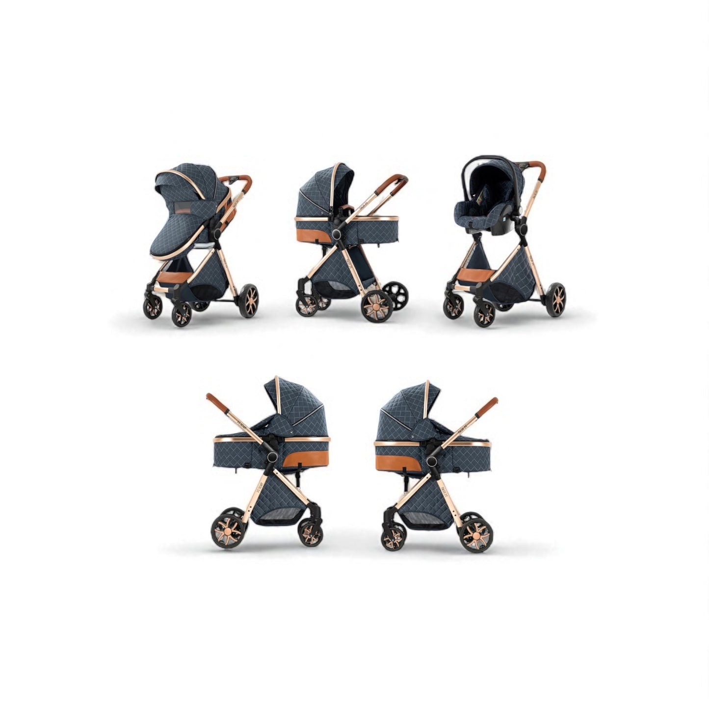 Poussette 3 en 1 Nova – Évolutive, compacte et tout terrain dès la naissance
