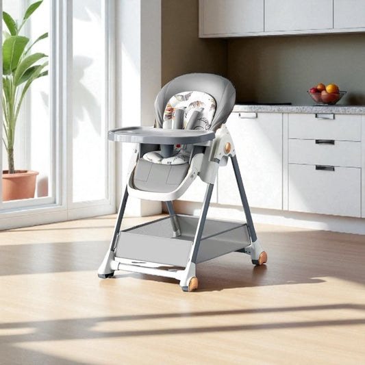 Chaise haute évolutive 3 en 1 – Confortable, pliable et inclinable dès la naissance