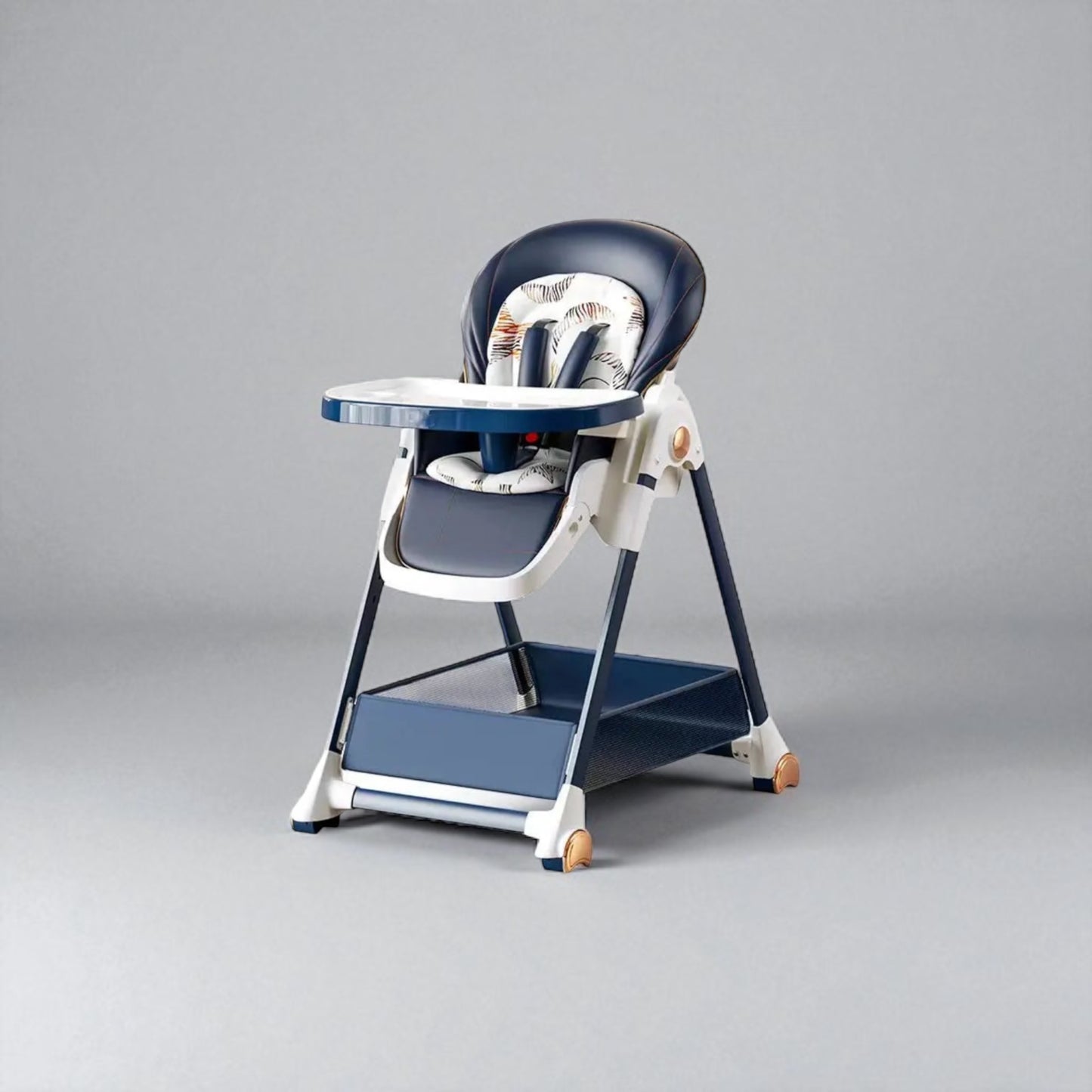 Chaise haute évolutive 3 en 1 – Confortable, pliable et inclinable dès la naissance