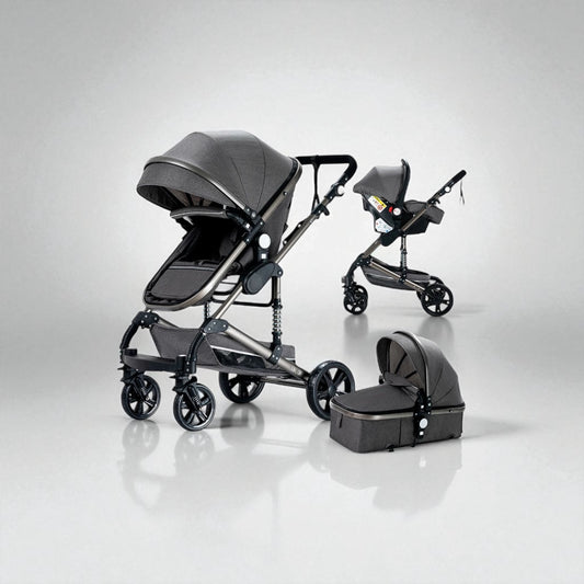 Poussette 2 en 1 Stella – Landau combiné et poussette compacte, élégante et pratique