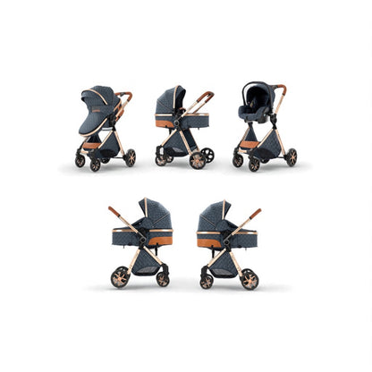 Poussette 3 en 1 Nova – Évolutive, compacte et tout terrain dès la naissance