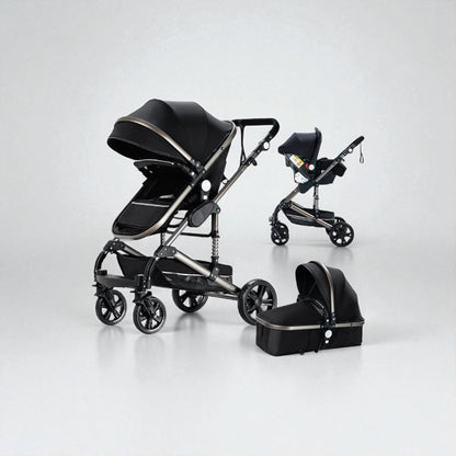 Poussette 2 en 1 Stella – Landau combiné et poussette compacte, élégante et pratique