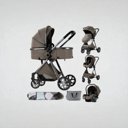 Poussette 3 en 1 Nova – Évolutive, compacte et tout terrain dès la naissance
