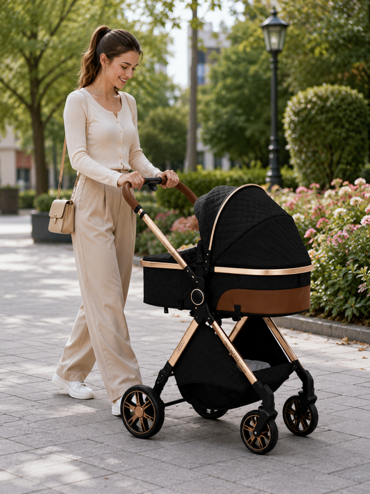 Poussette 3 en 1 Nova – Évolutive, compacte et tout terrain dès la naissance
