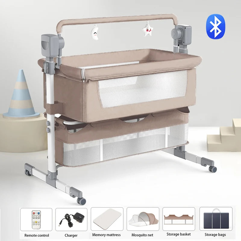 Berceau évolutif Bluetooth – portable et pliable