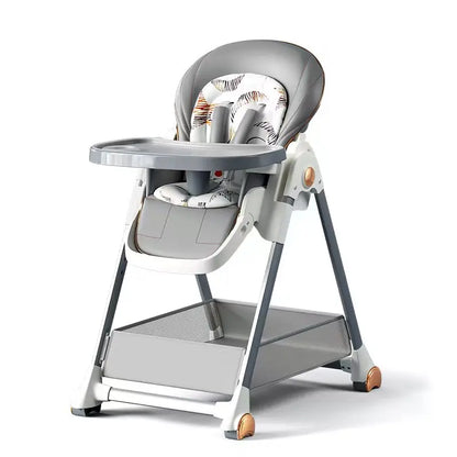 Chaise haute évolutive 3 en 1 – Confortable, pliable et inclinable dès la naissance