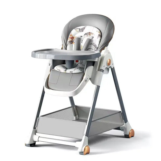 Chaise haute évolutive 3 en 1 – Confortable, pliable et inclinable dès la naissance