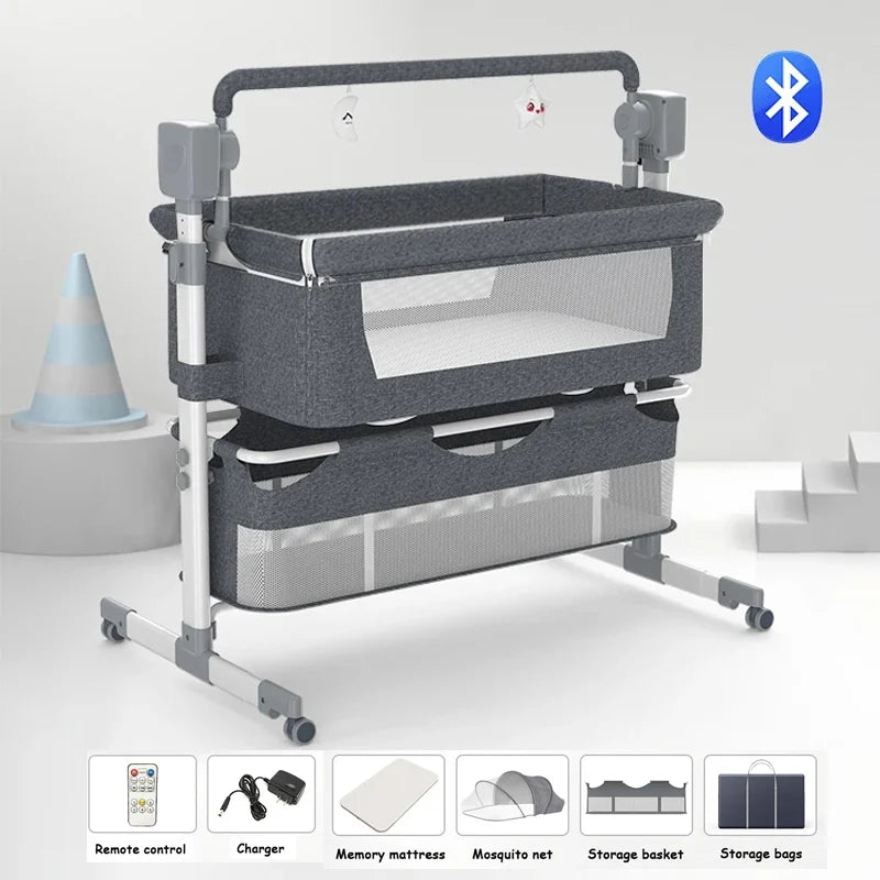 Berceau évolutif Bluetooth – portable et pliable