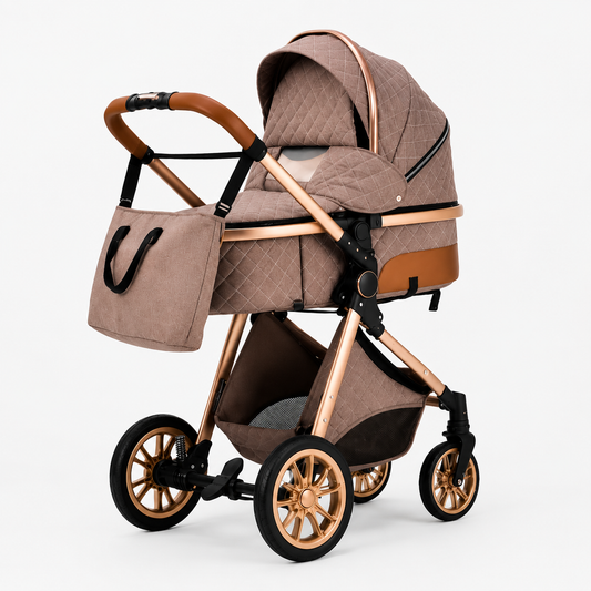 Poussette 3 en 1 Nova – Évolutive, compacte et tout terrain dès la naissance